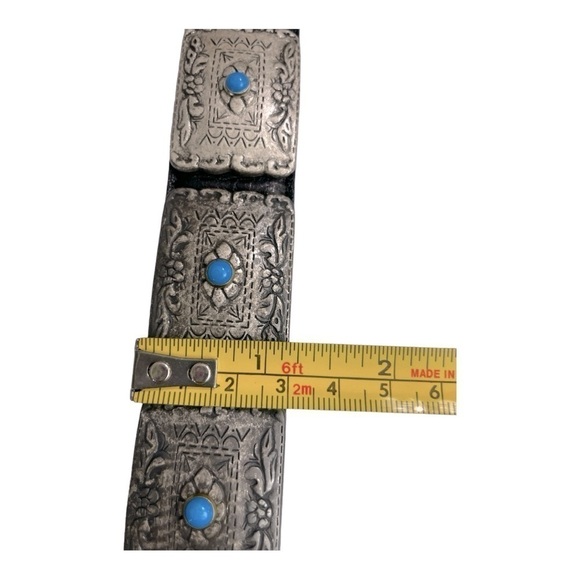 Vintage Nanni Made in Italy metal belt 30